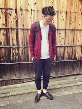 10moj✔️さん（メンズ・183cm）の春コーディネート