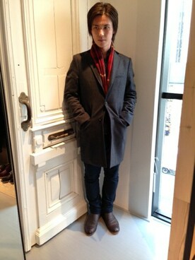 ヤマモトさん（メンズ・173cm）の冬コーディネート