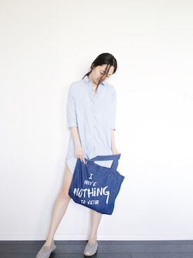 「HOWL（ハウル）のアイテム」を使った、eggplantさん（レディース・170cm）の夏コーディネート