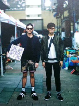 「Provocateur /// 煽動者（プログォケイター）のアイテム」を使った、ProvocateurNo.2さん（メンズ・178cm）の冬コーディネート