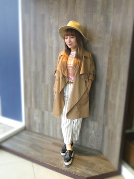 「DOLLY SEAN（ドリーシーン）のアイテム」を使った、cozueさん（レディース・149cm）の春コーディネート