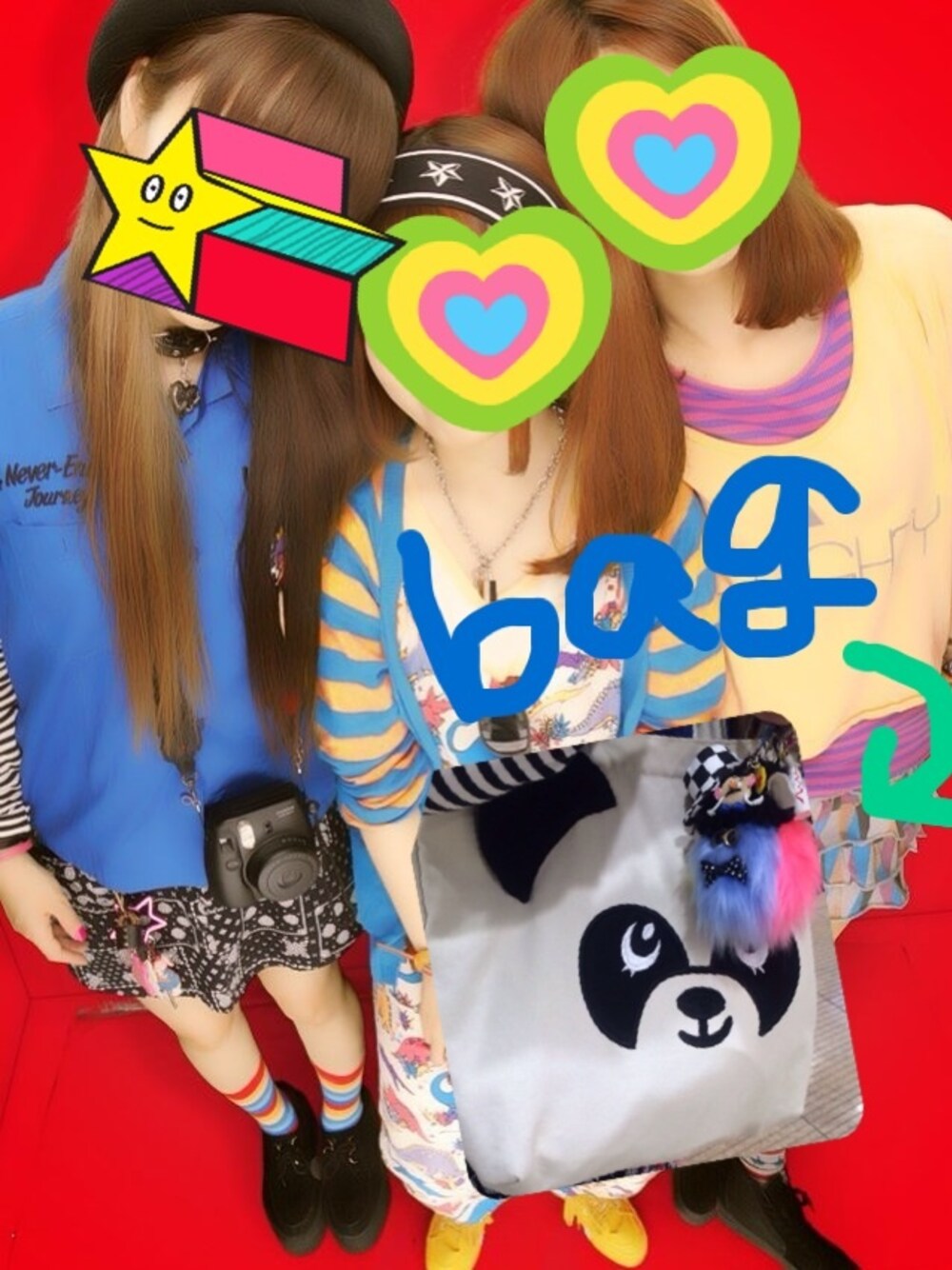 「Candy Stripper、RNA、プリクラ、PEPE」｜「Candy StripperのBULLSHIT COLOR BERET（ハンチング/ベレー帽、ブラック系）」を使った、ちゃそさん（レディース・161cm）の春コーディネートの1枚目の写真