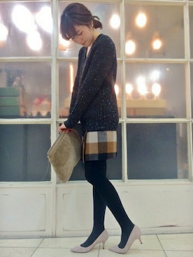 Kedoさん（レディース・160cm）の冬コーディネート