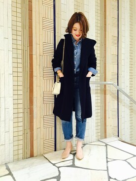 スタッフさん（レディース・162cm）の冬コーディネート