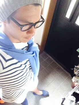 「DESIGNWORKS（デザインワークス）のアイテム（帽子）」を使った、Otsuka Yutaさん（メンズ・185cm）の秋コーディネート