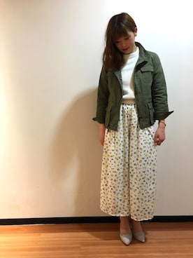 「UNRELISH（アンレリッシュ）のオペラカットパンプス（パンプス）」を使った、Keikoさん（レディース・165cm）の春コーディネート