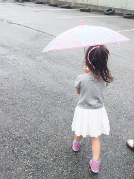 赤ちゃん本舗 アカチャンホンポ の長傘を使ったキッズ人気ファッションコーディネート Wear