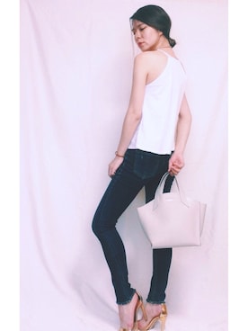 古家亜季さん（レディース・164cm）の夏コーディネート