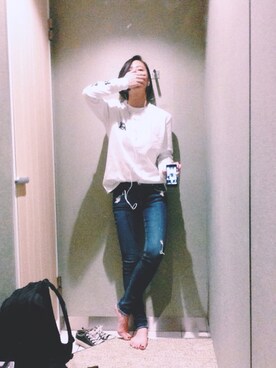 古家亜季さん（レディース・164cm）の秋コーディネート