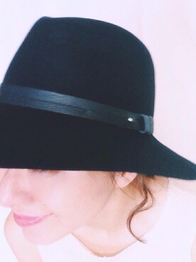「rag & bone（ラグアンドボーン）のアイテム（帽子）」を使った、古家亜季さん（レディース・164cm）の秋コーディネート