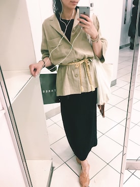 古家亜季さん（レディース・164cm）の春コーディネート