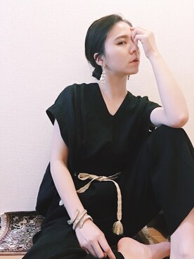 古家亜季さん（レディース・164cm）の夏コーディネート