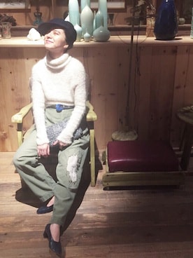 「CPCM」｜「アイテム（パンプス）」を使った、古家亜季さん（レディース・164cm）の秋コーディネート