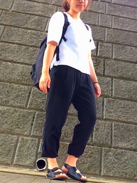 「夏合宿」｜suzukaさん（レディース・156cm）の夏コーディネート