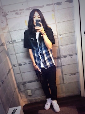 「Subciety（サブサエティ）のアイテム（アクセサリー）」を使った、Yutoさん（メンズ・176cm）の夏コーディネート