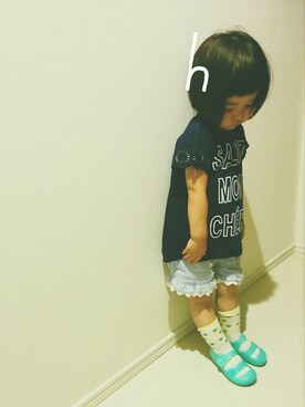 h♡さん（キッズ・90cm）の夏コーディネート