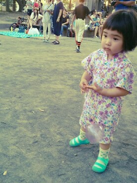 h♡さん（キッズ・90cm）の夏コーディネート