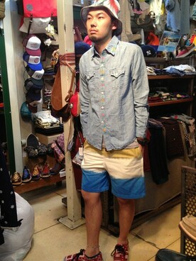 すずき ともたかさん（メンズ・183cm）の春コーディネート