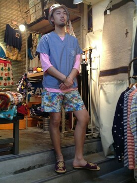 すずき ともたかさん（メンズ・183cm）の春コーディネート