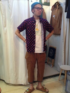 すずき ともたかさん（メンズ・183cm）の夏コーディネート