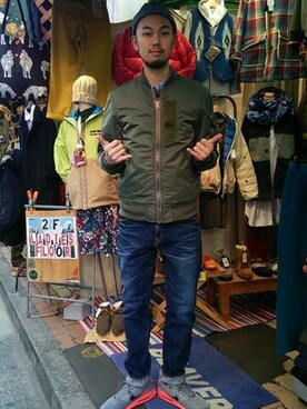 すずき ともたかさん（メンズ・183cm）の冬コーディネート