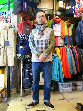 すずき ともたかさん（メンズ・183cm）の冬コーディネート