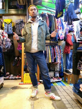 すずき ともたかさん（メンズ・183cm）の春コーディネート