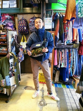 すずき ともたかさん(メンズ・183cm)の春コーディネート