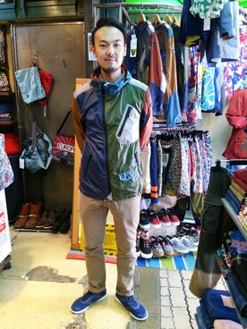 すずき ともたかさん（メンズ・182cm）の春コーディネート