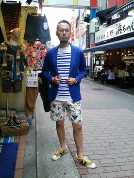 すずき ともたかさん（メンズ・182cm）の春コーディネート