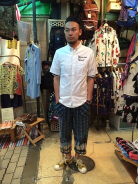 すずき ともたかさん（メンズ・182cm）の春コーディネート