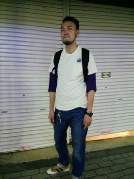 すずき ともたかさん（メンズ・182cm）の春コーディネート