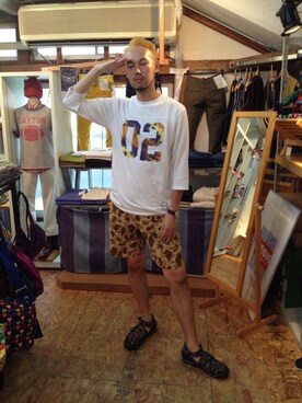 すずき ともたかさん(メンズ・183cm)の夏コーディネート