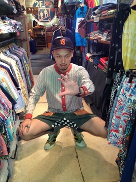 すずき ともたかさん（メンズ・183cm）の夏コーディネート