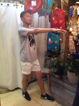 すずき ともたかさん（メンズ・183cm）の夏コーディネート