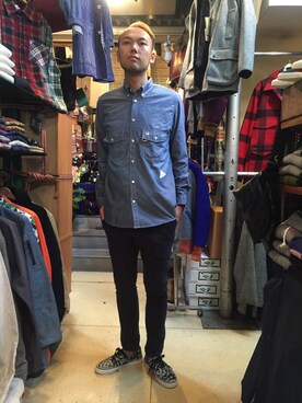 すずき ともたかさん(メンズ・183cm)の秋コーディネート