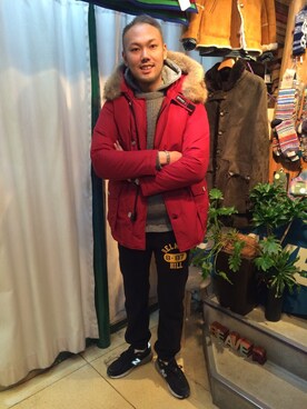 「ロクヨンクロス」｜すずき ともたかさん（メンズ・183cm）の秋コーディネート