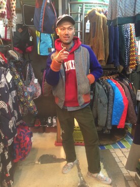 すずき ともたかさん（メンズ・183cm）の冬コーディネート