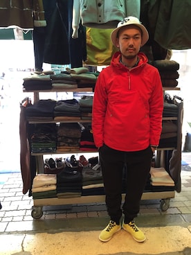 すずき ともたかさん（メンズ・183cm）の冬コーディネート