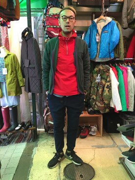 すずき ともたかさん（メンズ・183cm）の冬コーディネート