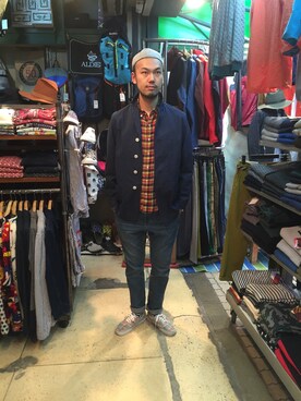 すずき ともたかさん（メンズ・183cm）の春コーディネート