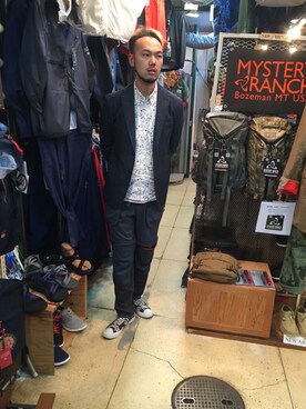 「アウトドアミックス」｜すずき ともたかさん（メンズ・183cm）の春コーディネート