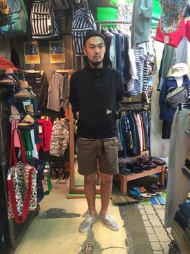 「アイテム（その他アウター）」を使った、すずき ともたかさん（メンズ・183cm・20代）の春コーディネート