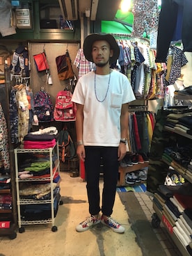 すずき ともたかさん（メンズ・183cm）の夏コーディネート