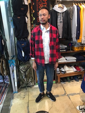 すずき ともたかさん（メンズ・183cm）の秋コーディネート