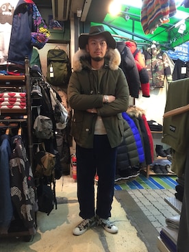 すずき ともたかさん（メンズ・183cm）の冬コーディネート