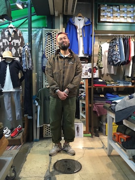 すずき ともたかさん（メンズ・183cm）の春コーディネート