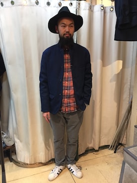 すずき ともたかさん(メンズ・183cm)の秋コーディネート