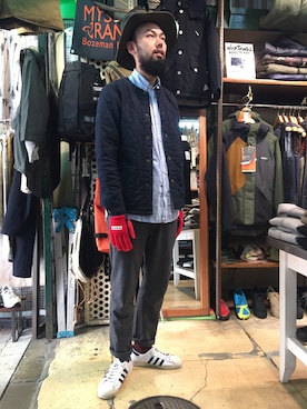 すずき ともたかさん(メンズ・183cm)の秋コーディネート