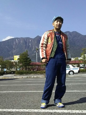 「TAILOR TOYO（テーラートウヨウ）のアイテム（その他アウター）」を使った、kazさん（メンズ・178cm）の春コーディネート